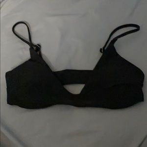 Black bikini top